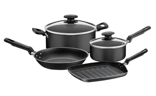 Producto - Batería de Cocina 6 piezas aluminio grafito Tramontina Loreto 20399/075N