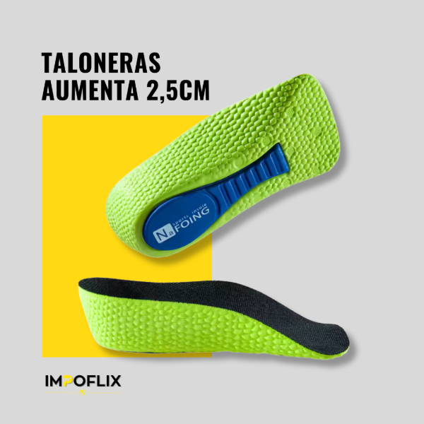 Producto - Talonera 2,5cm aumenta altura deportiva