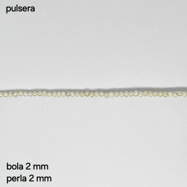 Producto - PUL #PER Pulsera Perla 2mm continua (DOLAR)
