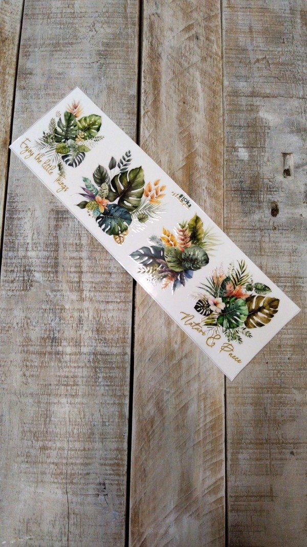 Producto - UV Tiras 8x28cm Botánico #2