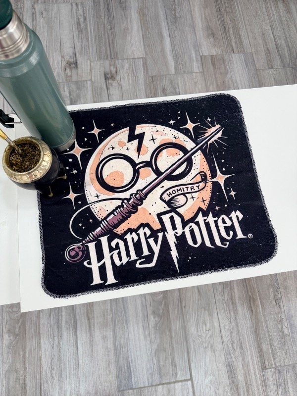 Producto - Repasador / Individual - Harry Potter fondo negro