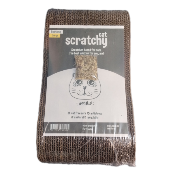 Producto - Rascador Helice 31x17x6,5 c/Catnip Nac. Pet Home