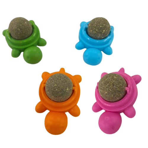 Producto - CatNip Ball Tortuga (Hierba Gatera) para pegar en pared Nuevo Sol