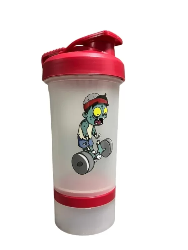 Producto - Vaso Shaker Flip 500 Ml Mezclador Proteinas 2 En 1 Con Scoop