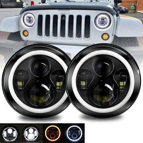 Producto - FARO LED 7 PULGADAS CON LUPA (POSICION Y GIRO DRL + BAJA/ALTA)