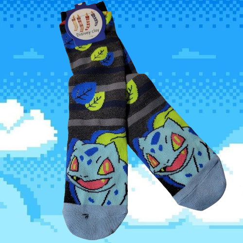 Producto - MEDIAS INFANTILES BULBASAUR POKEMON