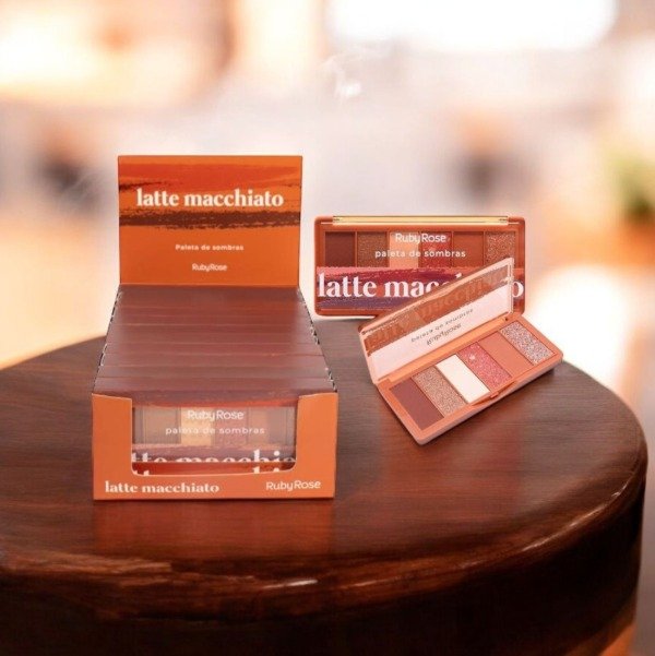 Producto - PALETA DE SOMBRA LATTE MACCHIATO - RUBY ROSE