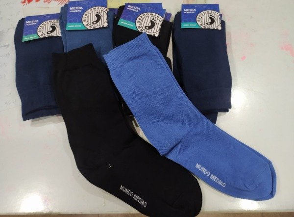 Producto - Medias Hombre Lisas x 12