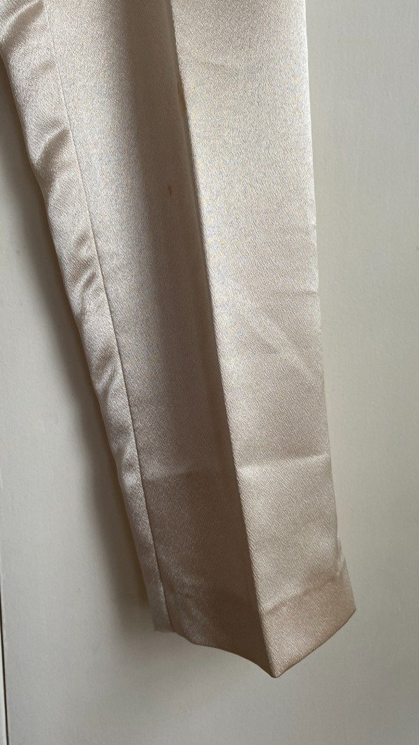 Producto - Pantalon de raso beige - 2
