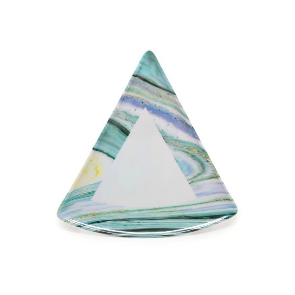 Producto - SM PLATO TRIANGULAR P/PIZZA(4008)MELAM MARMOL