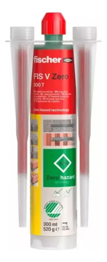 Producto - Taco Químico Fischer Fis Vzero 300 Sellador Anclaje