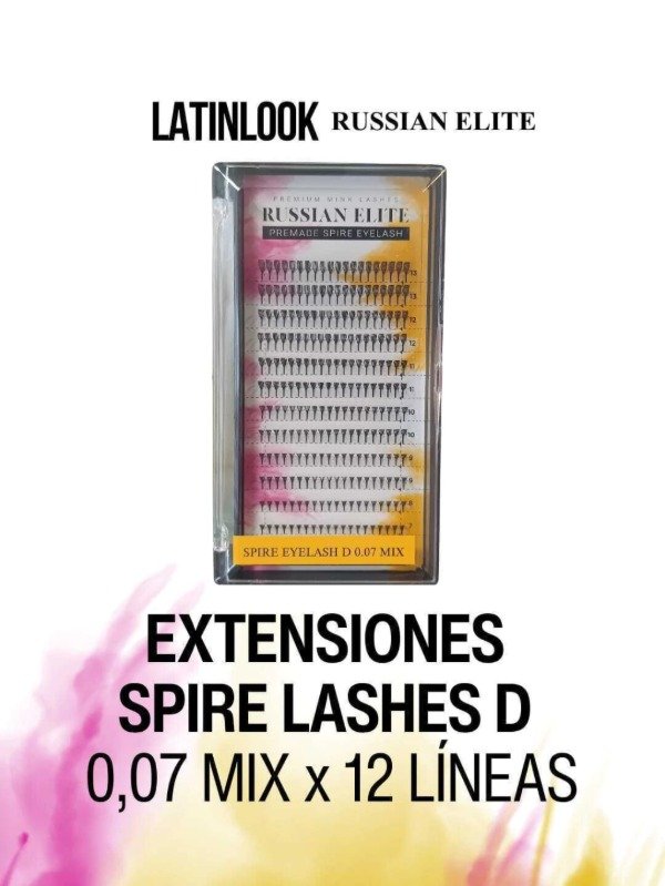 Producto - EXTENSIONES DE PESTAÑAS RUSSIAN SPIRE LASHES D