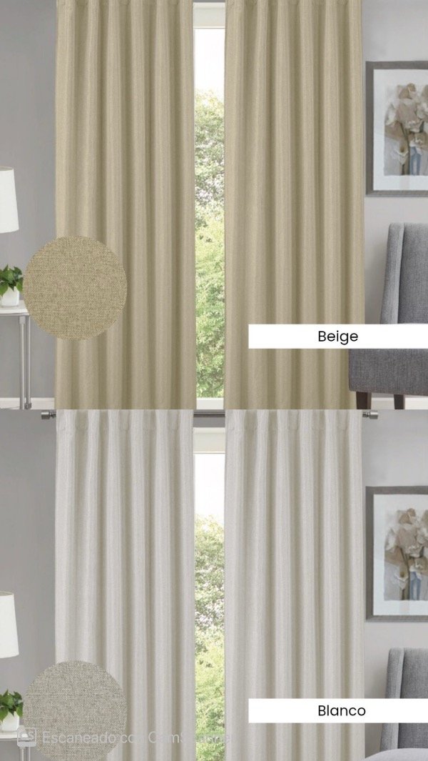 Producto - Cortina Blackout Lino Terrenal - 1
