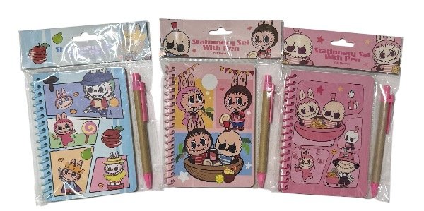 Producto - Cuadernitos Labubu con lapicera