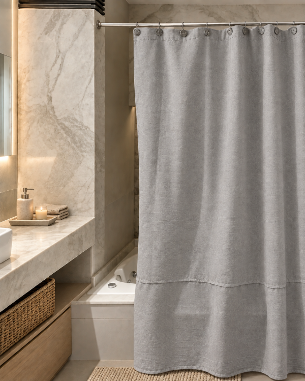 Producto - Cortina de baño - tusor lisa - 1