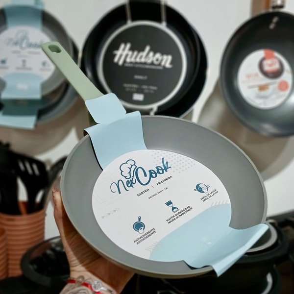 Producto - Sartén Con Mango Silicona Verde 24CM 5276