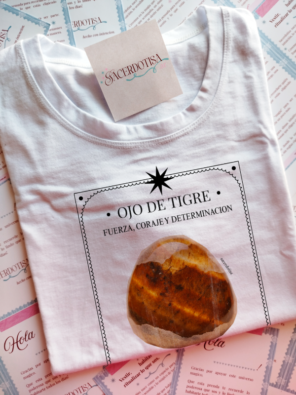 Producto - Remera OJO DE TIGRE - Fuerza, coraje y determinación