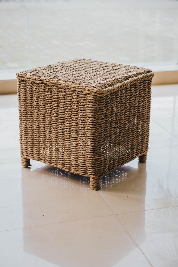Producto - Puf Cuadrado Tejido