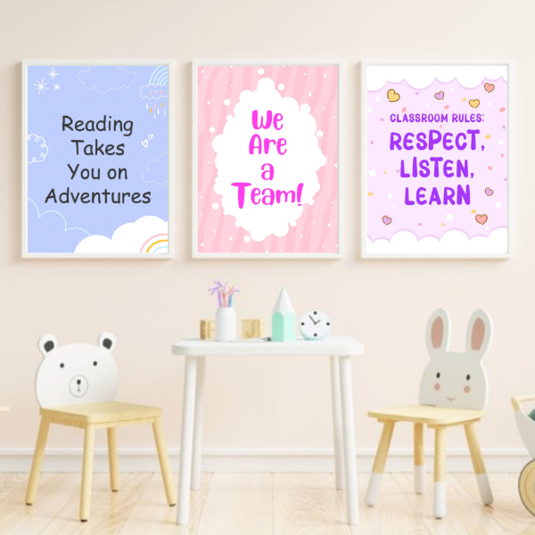 Producto - 10 laminas Motivacionales para el aula en Ingles - PO-E05