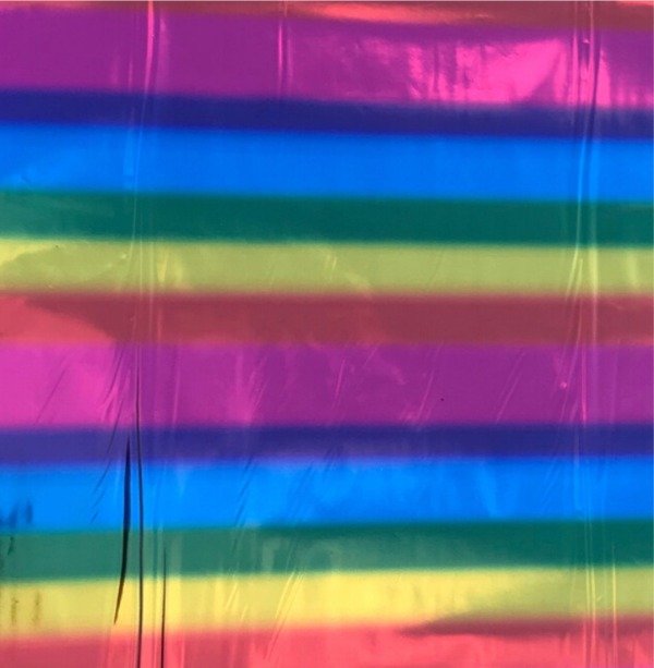 Producto - Láminas Foil - Multicolor rayado