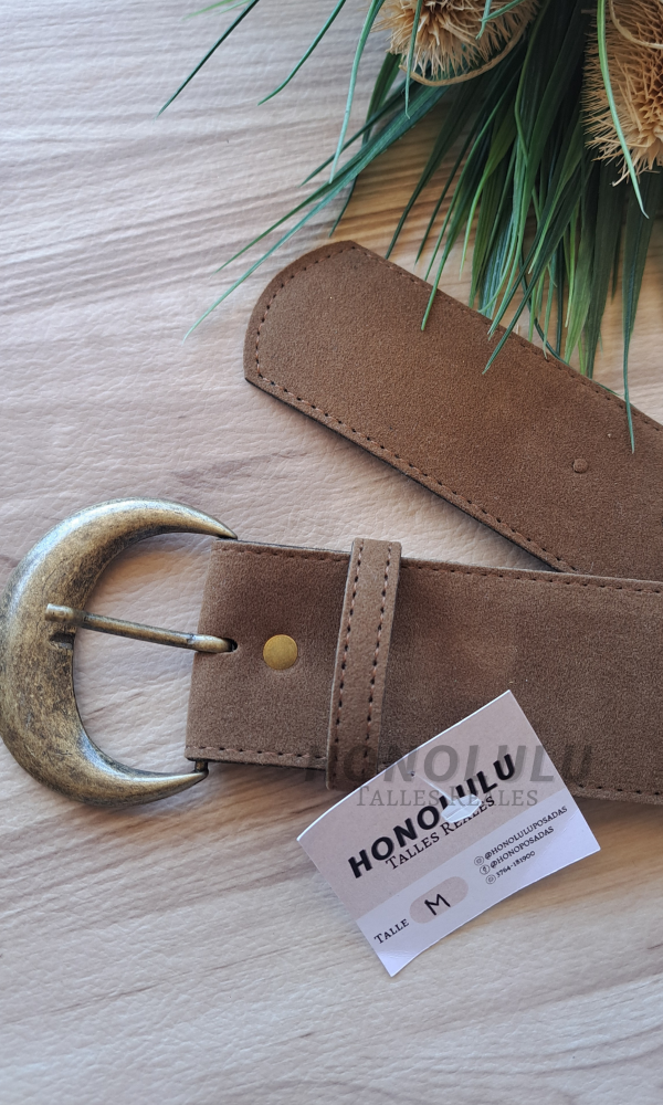 Producto - ULTIMO! Cinto Faja Media Luna  Gamuzado