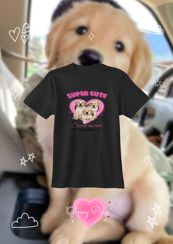 Remera Super Cute personalizable con fotos de tus mascotas - DTF — imagen 2