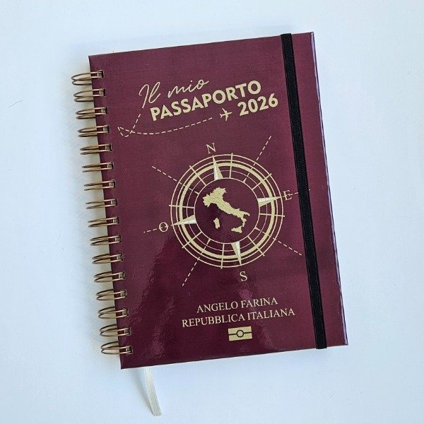 Producto - Agenda 2026 Semana a la vista - Passaporto - Personalizada