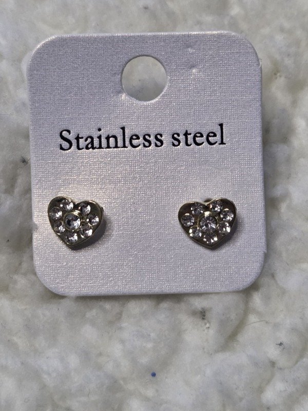 Producto - Aritos Corazon Piedras