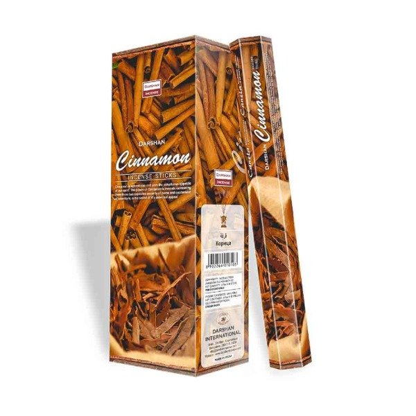 Producto - Sahumerios hexagonales Darshan canela x 1 unid.