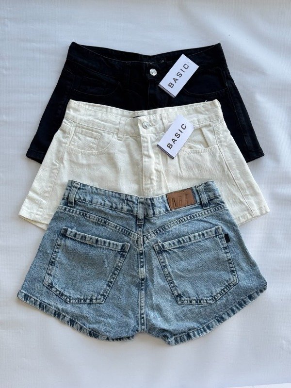 Producto - Short pollera Juliana tiro medio negro - 6