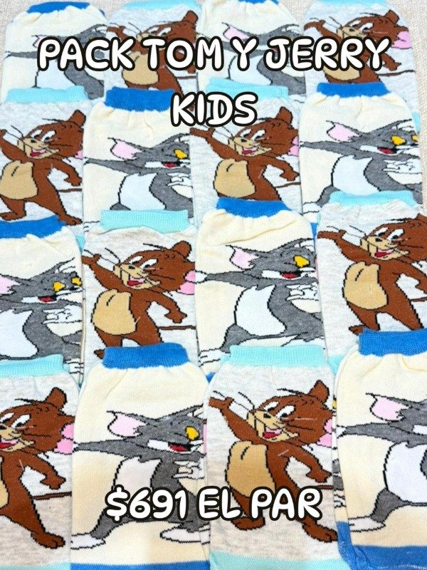Producto - Pack Tom Y Jerry Soquetes Kids
