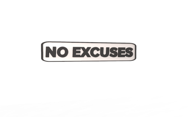Producto - PARCHE "No excuses"