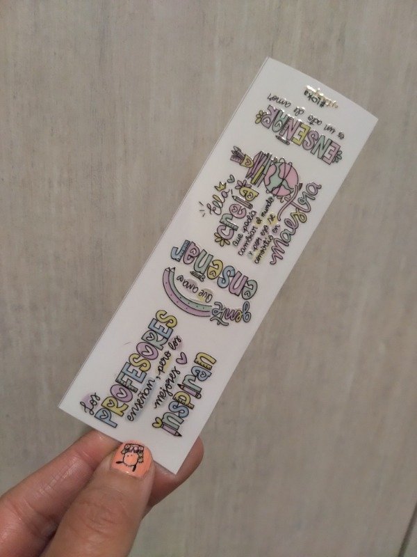 Producto - UV Tiras 4x14cm Día del Maestro #8