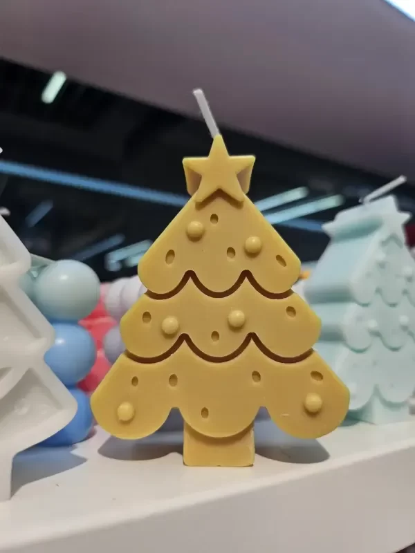 Producto - MOLDE DE SILICONA ARBOL PINO NAVIDAD PARA VELA O CHOCOLATE 3B20 8X6CM - 1