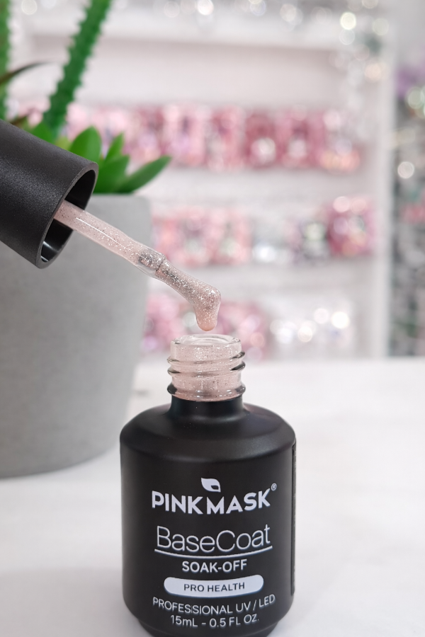 Producto - Base Rubber Pink Mask Sparkly Rose