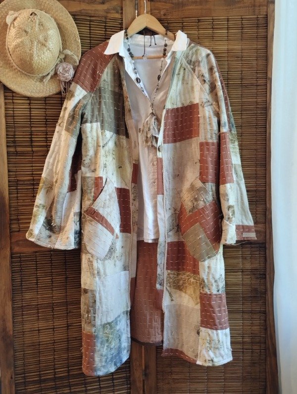 Producto - Saco KANTHA largo reversible BEIGE