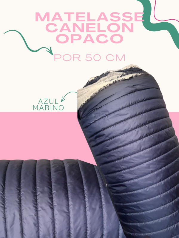 Producto - CANELON LISO -  AZUL MARINO X 50 CM