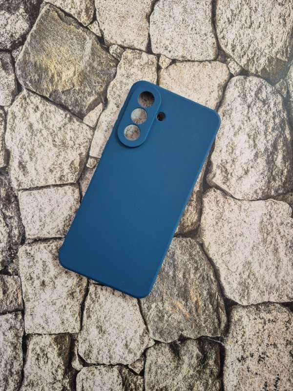 Producto - Funda silicone soft con felpa Samsung A57 azul