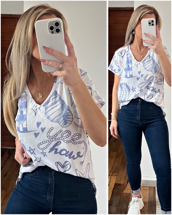 Producto - PREVENTA - Remera Vicky  YEE HAW