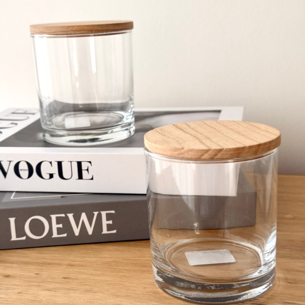 Producto - Vela de Soja x200 gr transparente PERSONALIZADA