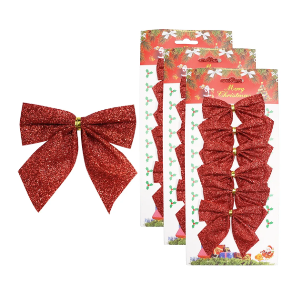 Producto - Moño Rojo Brillo x6