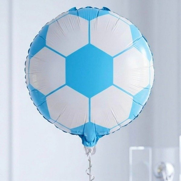Producto - Globo pelota de fútbol metalizado 18" 45cm - 2