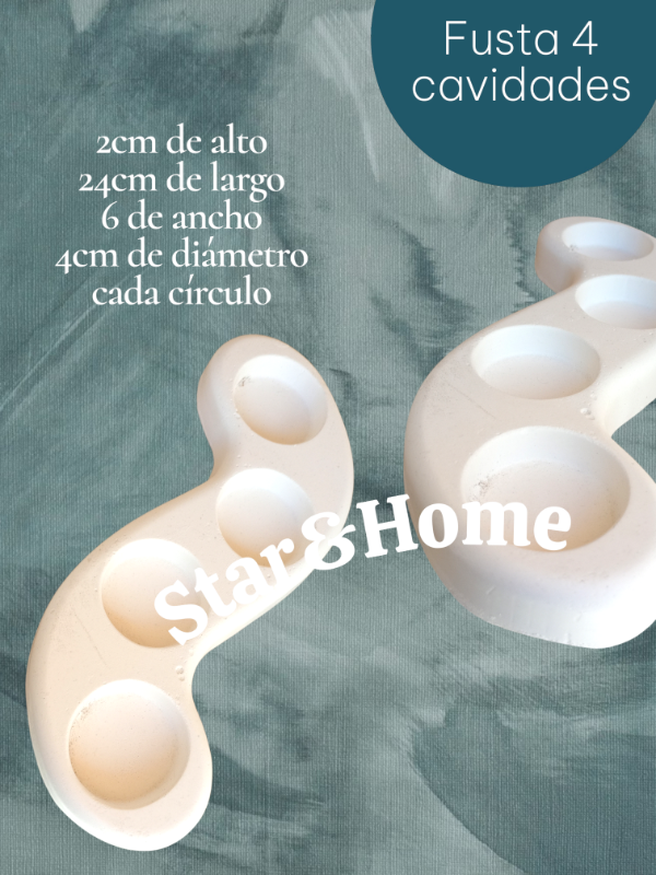 Producto - Fusta con 4 círculos