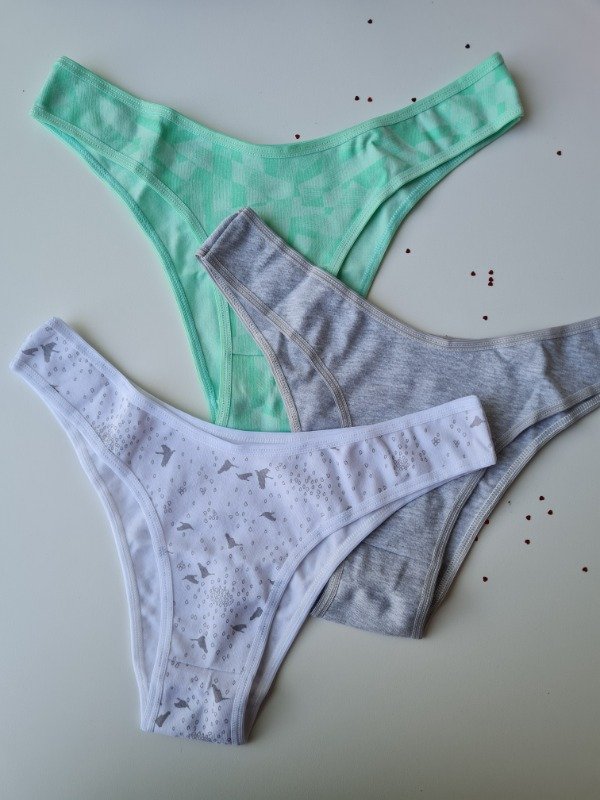 Producto - Pack x3 vedetinas de algodón - 3080