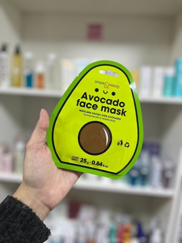 Producto - MASCARILLAS FACIALES COCONUT OIL Y AVOCADO FACE MASK