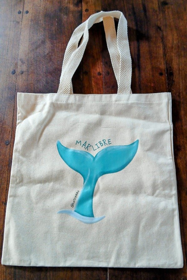 Producto - Tote bag Bolsa de Gabardina - Mar Libre