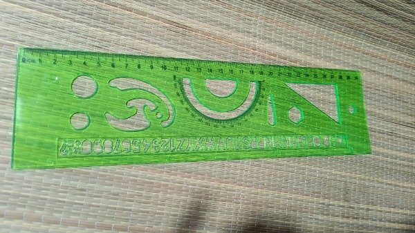 Producto - Regla 30 cm letras