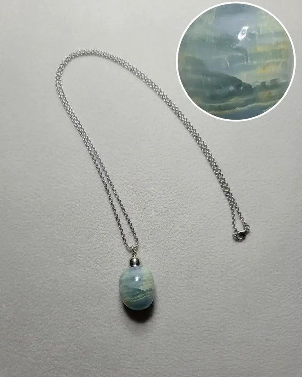 Producto - Colgante de ónix cielo - 1