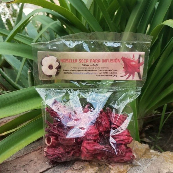Producto - Hibisco (Rosella o Flor de Jamaica) 20 gr Cooperativa La Abundancia