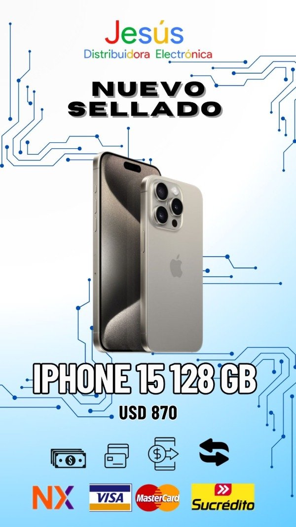 Producto - iPhone 15 128 GB NUEVO SELLADO